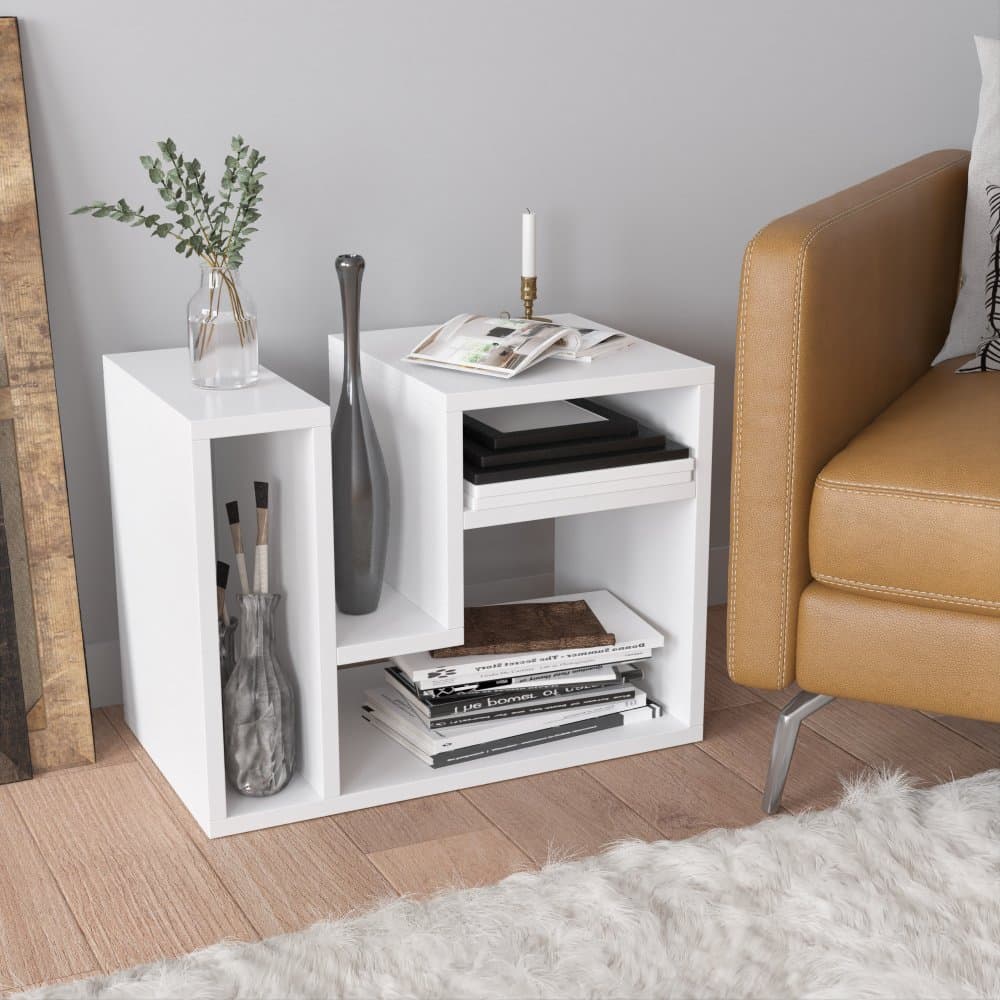 Príručný stolík / Odkladací stolík Abies - White 1