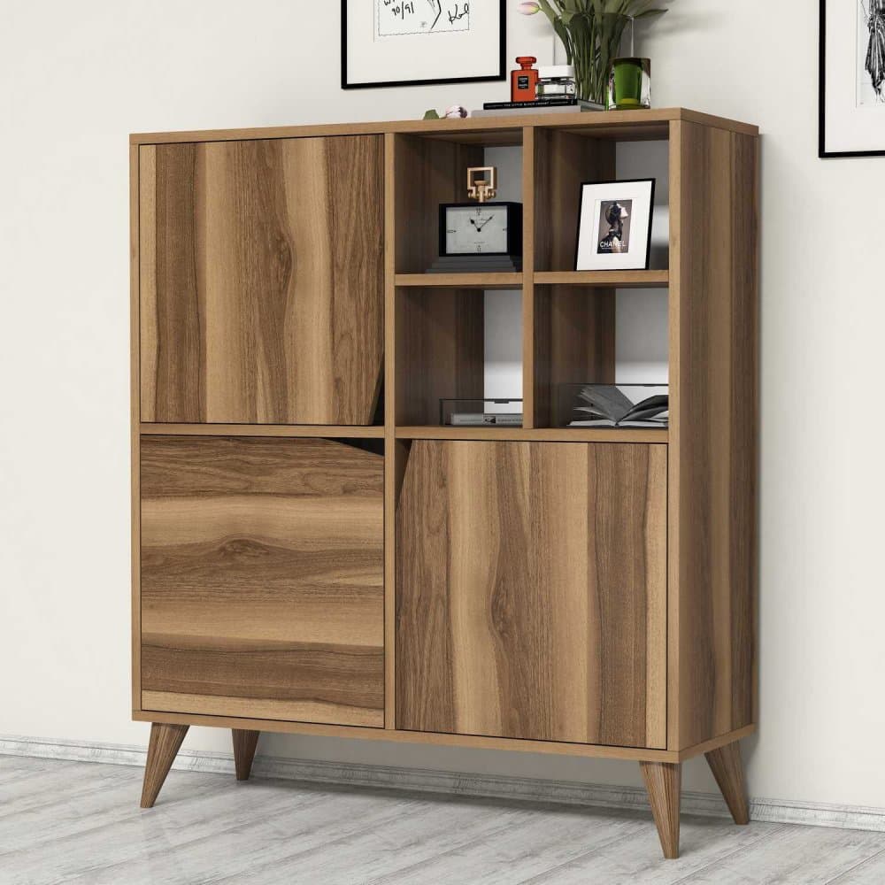 Viacúčelová skrinka Pulse - Walnut 1