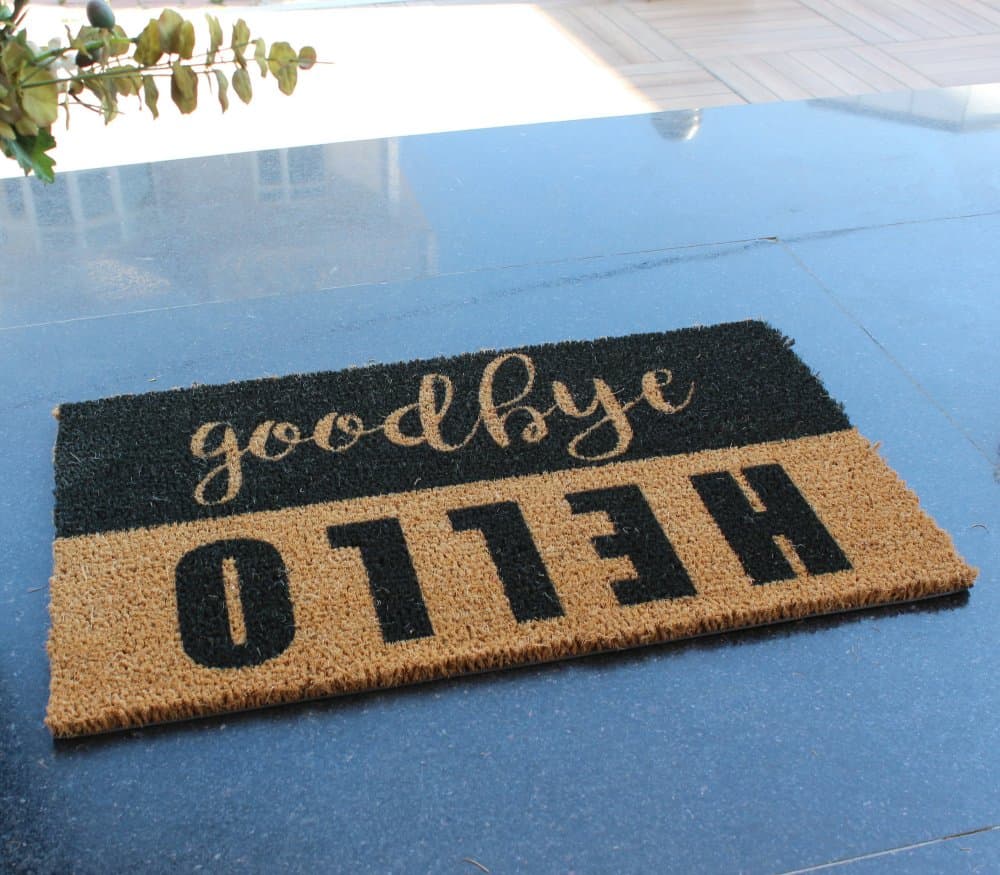 Coco Doormat Hello Goodye 1
