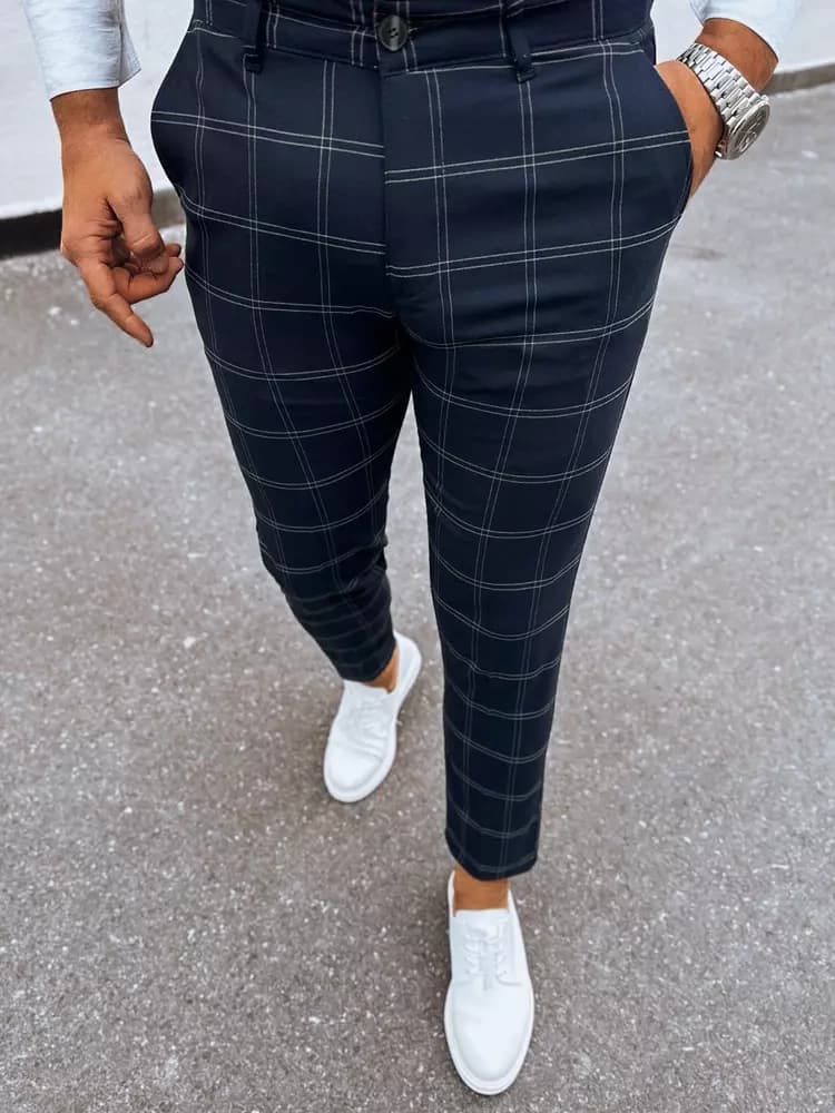 Bavlnené elegantné chinos nohavice skl.40 1