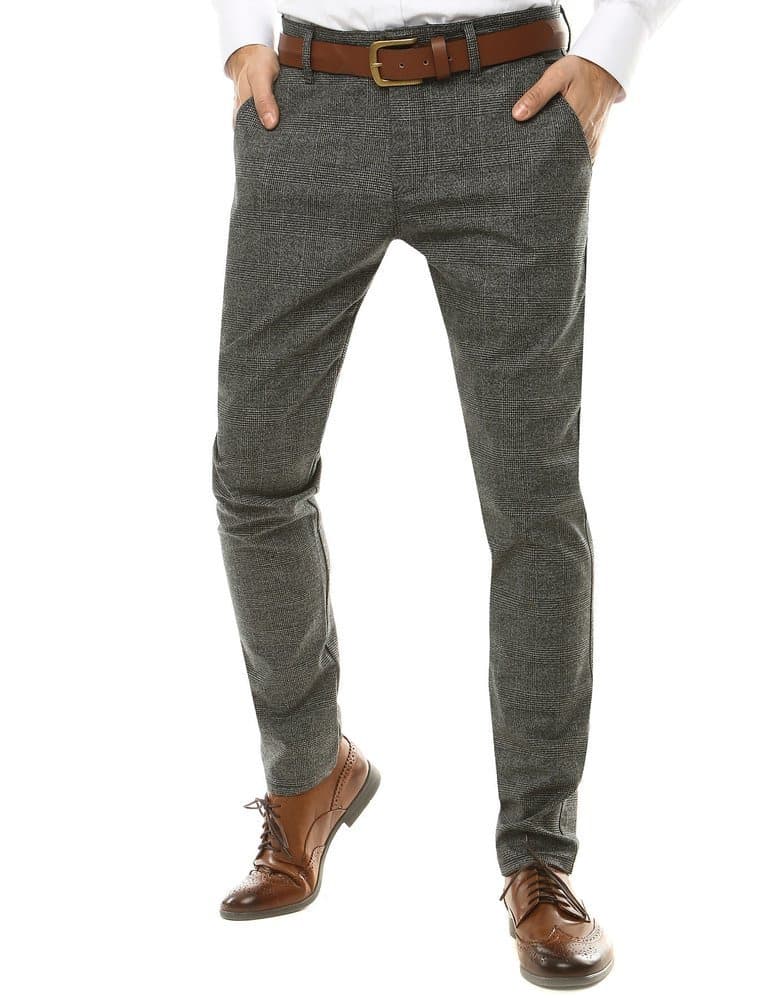 Tmavo-sivé elegantné chinos nohavice. skl.11 1