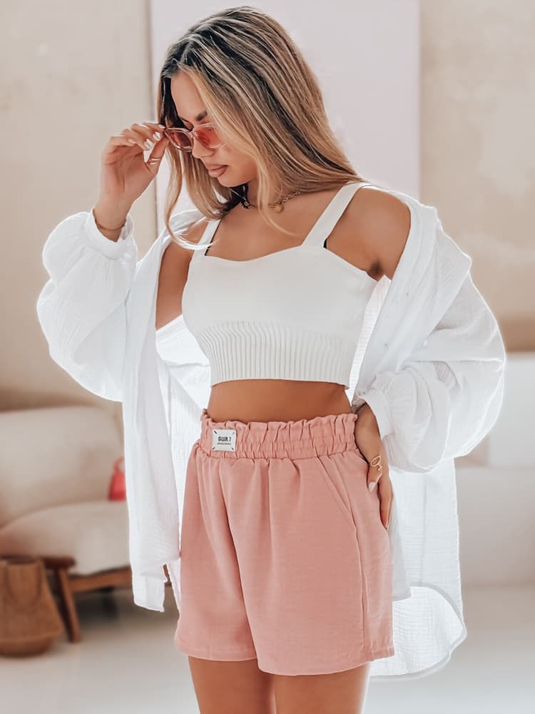 Dámske letné šortky OWN STYLE ružové SY0455 1