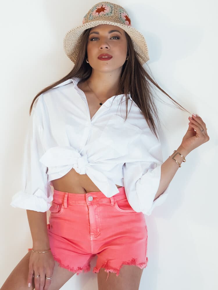 Dámske jeansové šortky SUNYLOOK modré SY0362 1