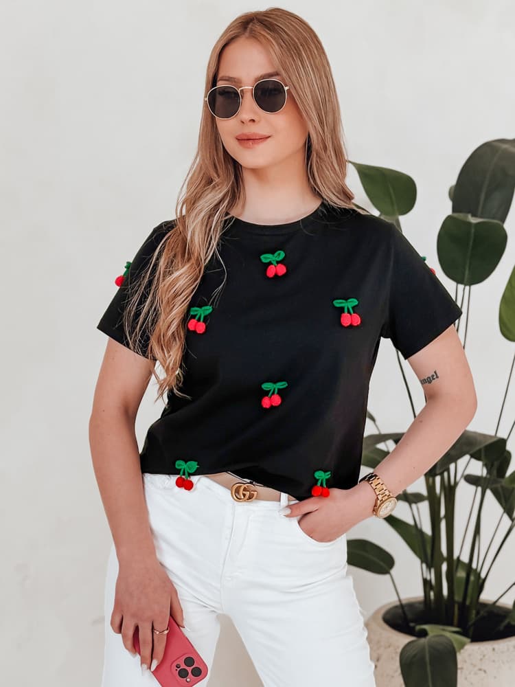 Dámske tričko CHERETTE čierne RY2847