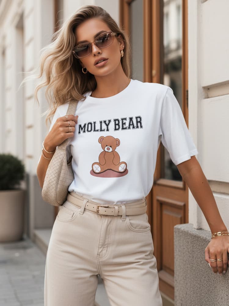 Dámske tričko MOLBER ecru RY2571 1