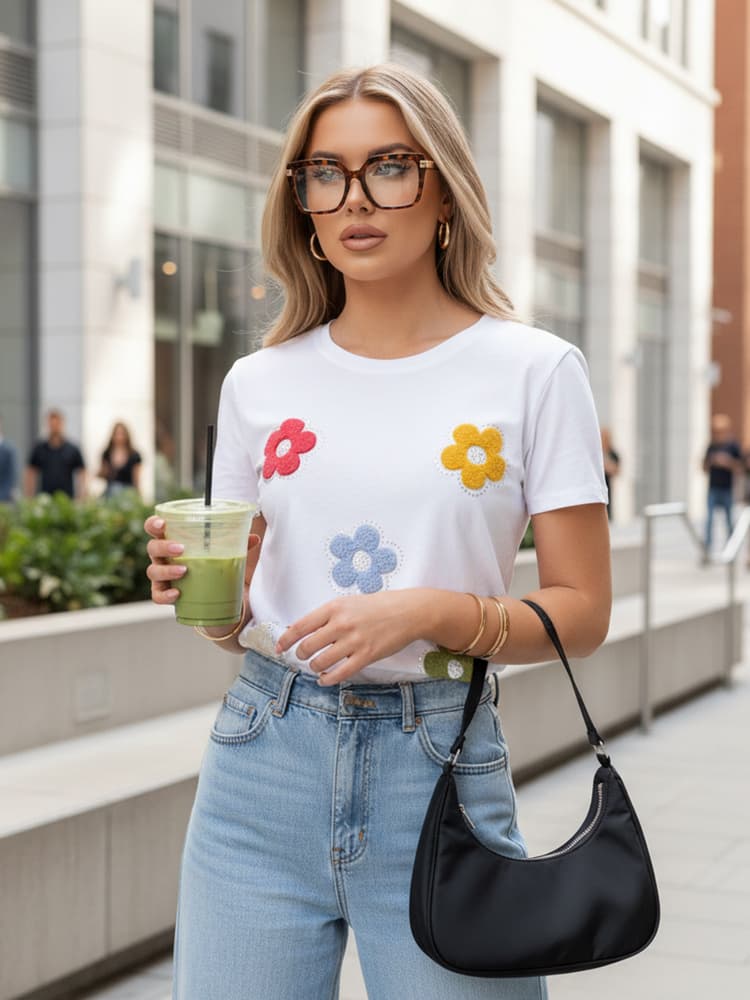 Dámske tričko DAISYLA biele RY2742