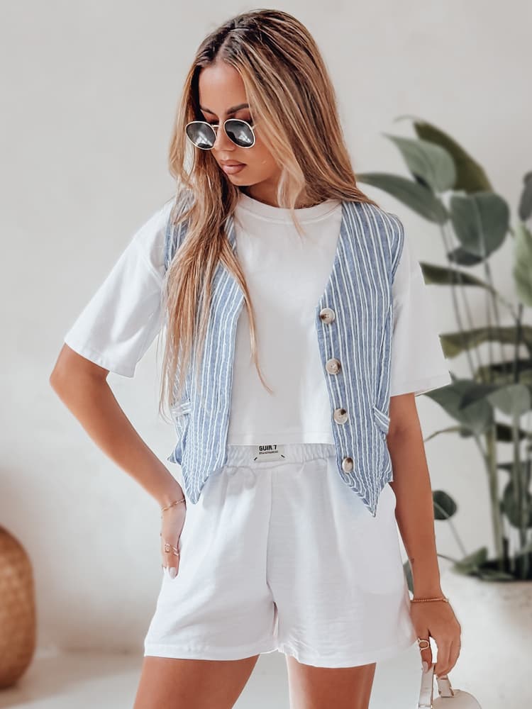 Dámske letné šortky OWN STYLE biele SY0456