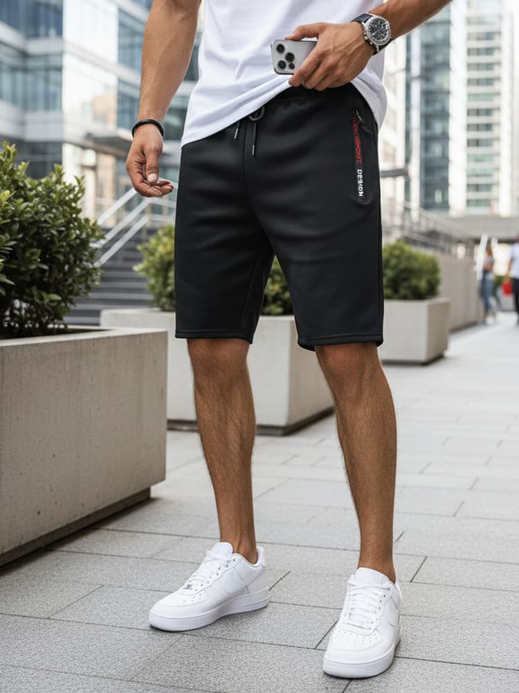 Pánske kraťasy športové Farba čierna DSTREET SX2227 1