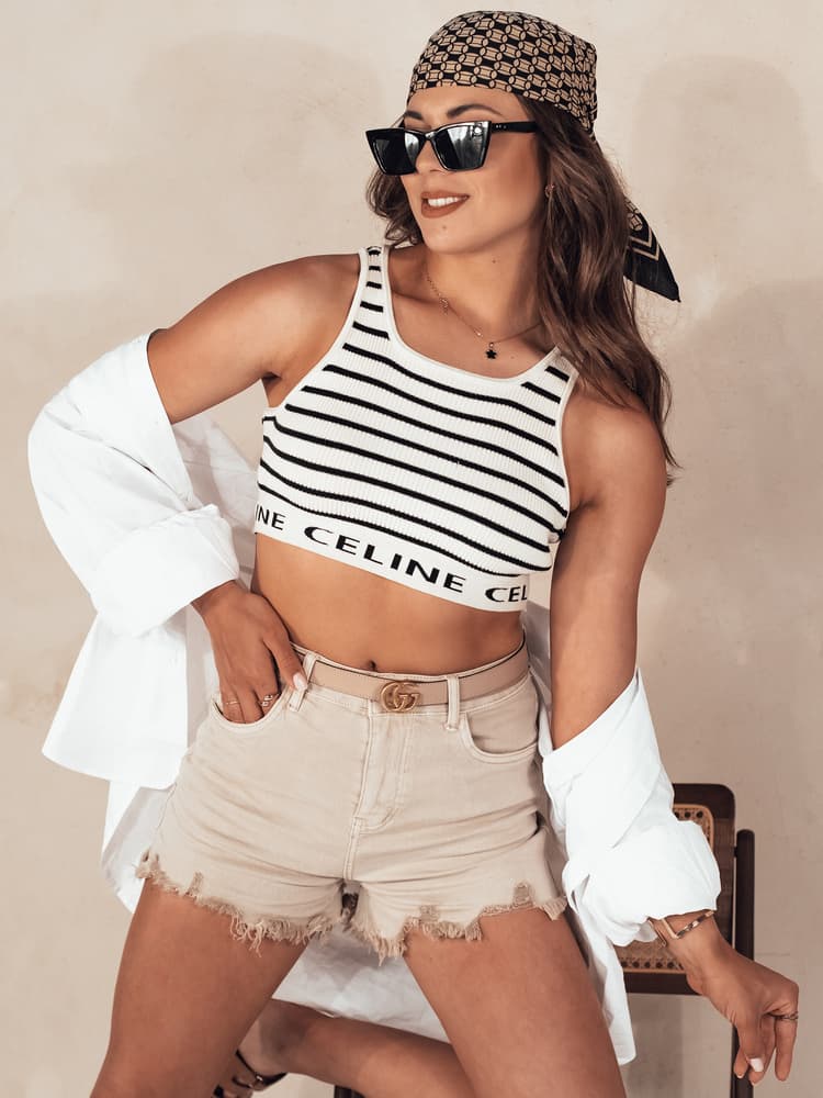 Dámske letné šortky SUNYLOOK béžové SY0373 1