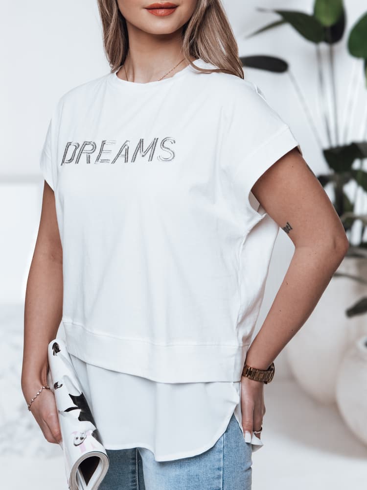 Dámske tričko DREAMY ecru RY2521 1