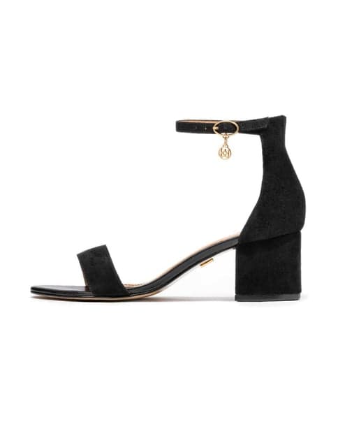 Ladies black sandals 1