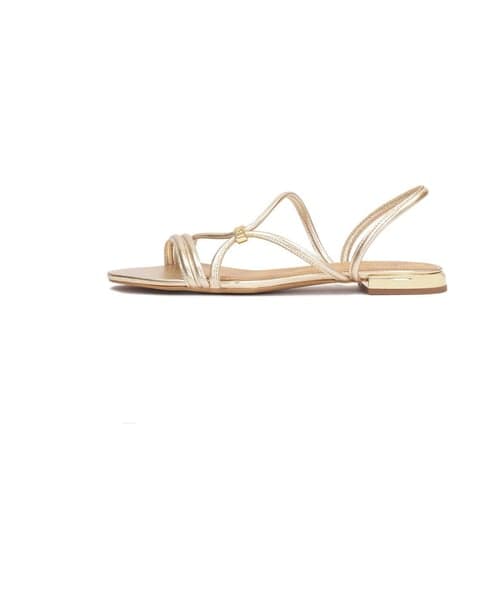 Gold slides that can be worn as sandals 1