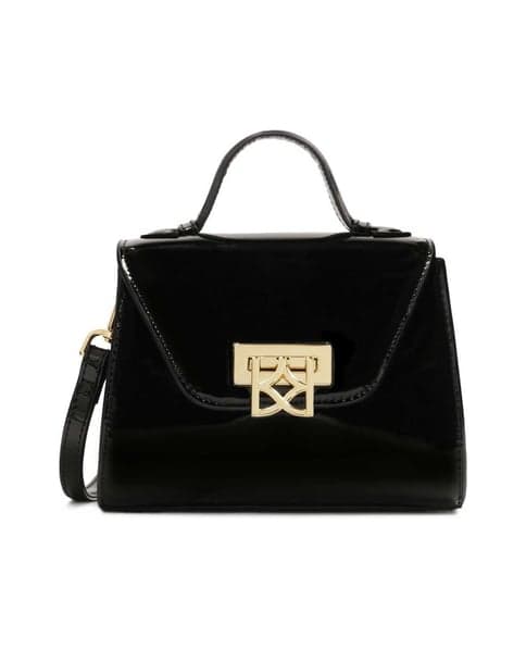 Elegant patent handbag with handle 1