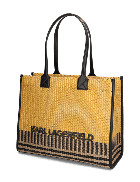 K/SKUARE RAFFIA LG TOTE 1