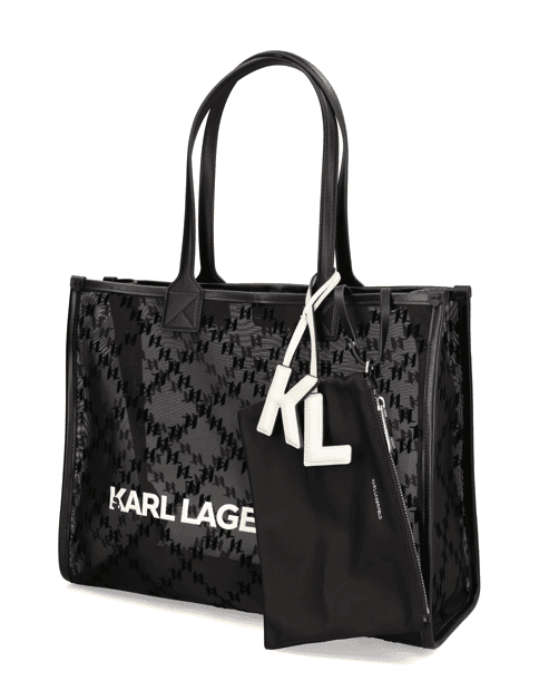 k/skuare lg tote mono flock 1