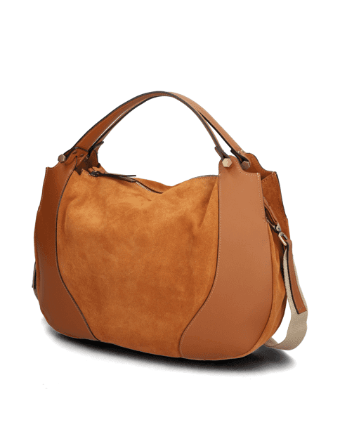 Lederkombination Hobo Bag 1