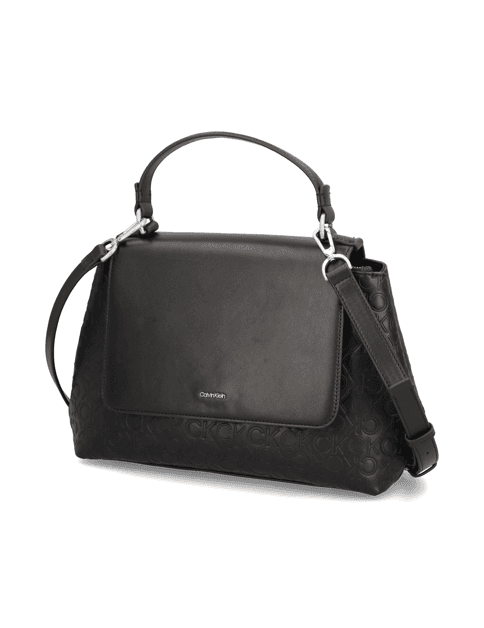 CK MUST TOP HANDLE TOTE-EMB MONO 1