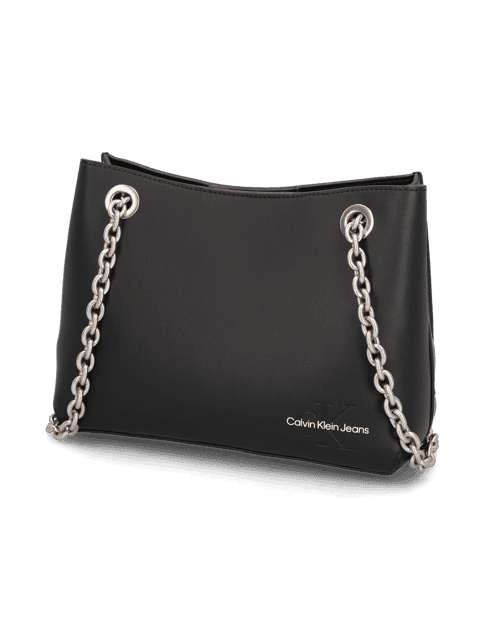 SCULPTED SHOULDER BAG W/CHAIN24 1
