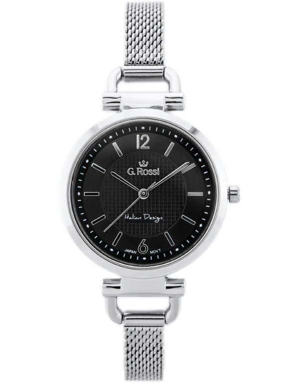 Dámske hodinky G. Rossi Lesti 3652B (zg772b) silver/black