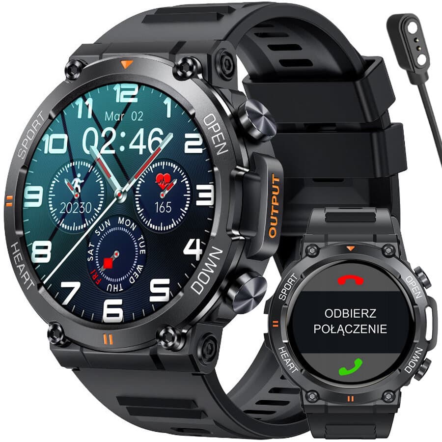 Pánske smartwatch  Rubicon RNCE95 - volania,  (sr040a) 1