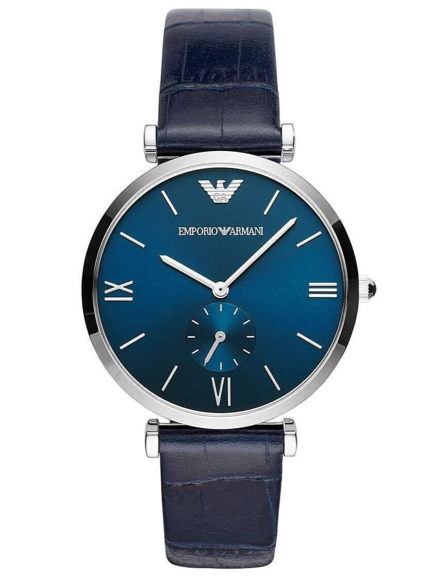 Pánske hodinky Emporio Armani AR11300 Classics s koženým remienkom a boxom 1