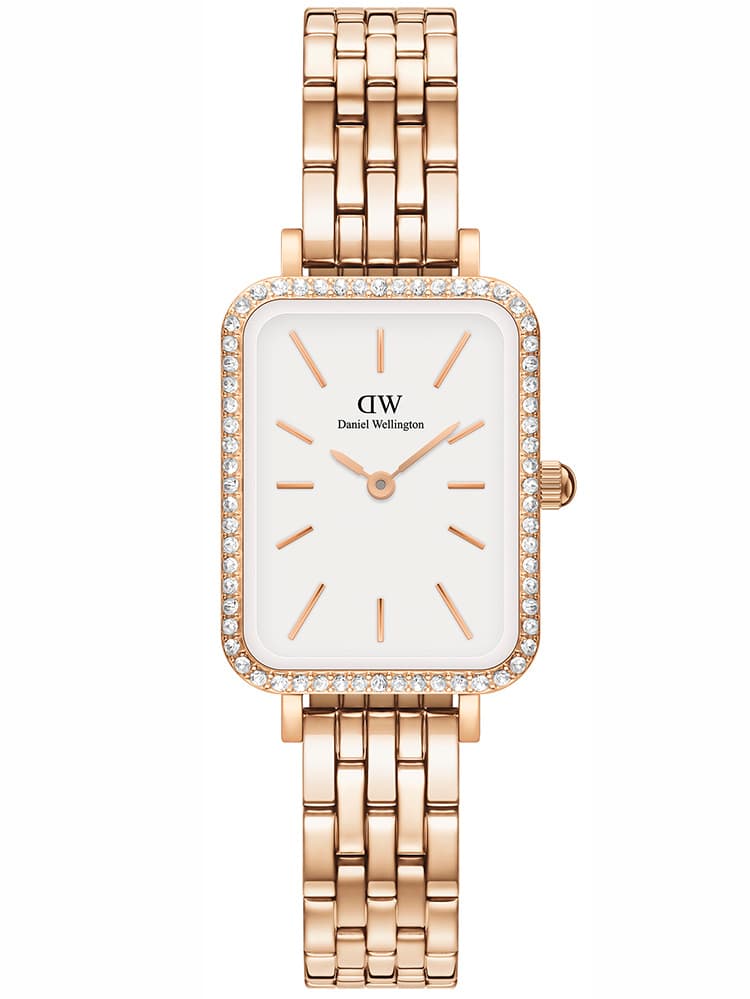 Dámske hodinky Daniel Wellington Quadro Rose Gold DW00100672 s krabičkou (zw519h)