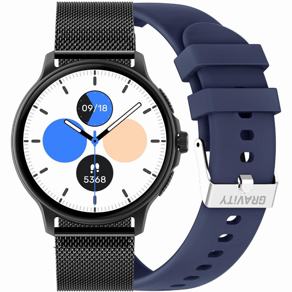 UNISEX INTELIGENTNÉ HODINKY GRAVITY GT12-2 - BLUETOOTH KONVERZÁCIE, ĎALŠÍ REMIENOK (sg035b) 1
