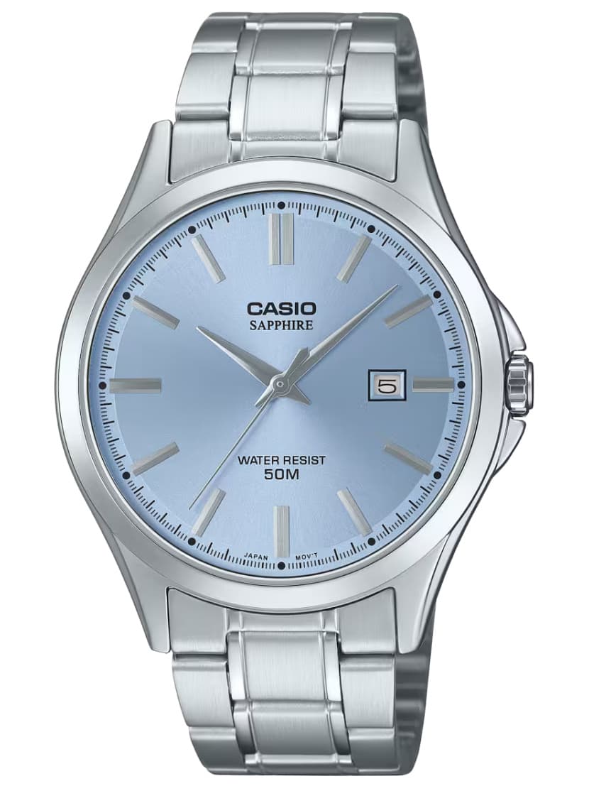 Pánske hodinky Casio MTS-115D-2A2V + krabička (zd292b) zafírové sklíčko 1