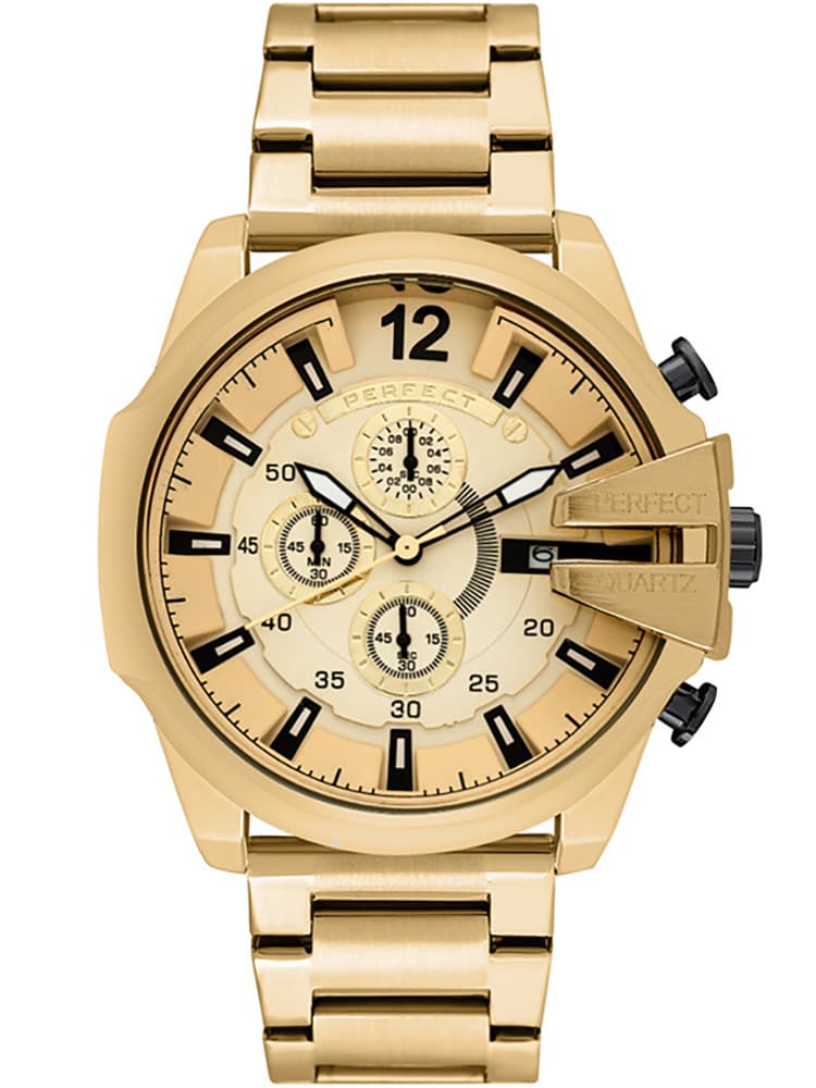 Perfect PÁNSKE HODINKY M513CH-05  - CHRONOGRAF (zp387d) + KRABIČKA 1