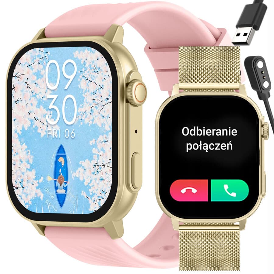 UNISEX INTELIGENTNÉ HODINKY GRAVITY GT15-7 - BLUETOOTH HOVORY, ĎALŠÍ REMIENOK (sg029g) 1