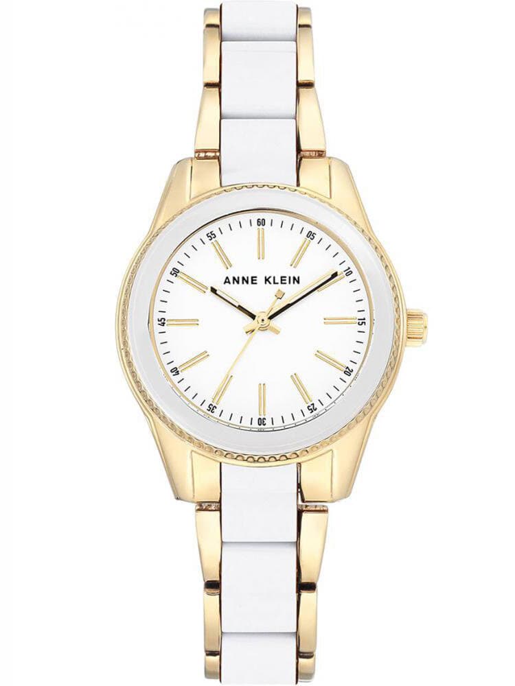 Dámske hodinky Anne Klein Gold-Tone AK-3212WTGB s krabičkou