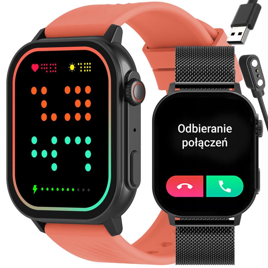 INTELIGENTNÉ HODINKY UNISEX GRAVITY GT15-3 - BLUETOOTH KONVERZÁCIE, PRÍDAVNÝ REMIENOK (sg029c) 1