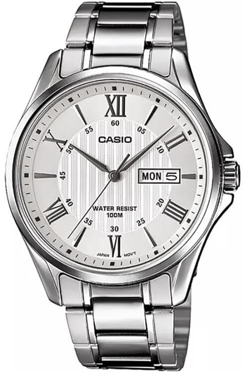 PÁNSKE HODINKY CASIO MTP-1384D-7A (zd108a) + KRABIČKA