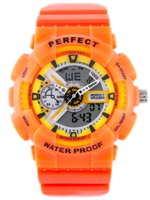 Pánske hodinky PERFECT SHOCK (zp219f) - orange 1