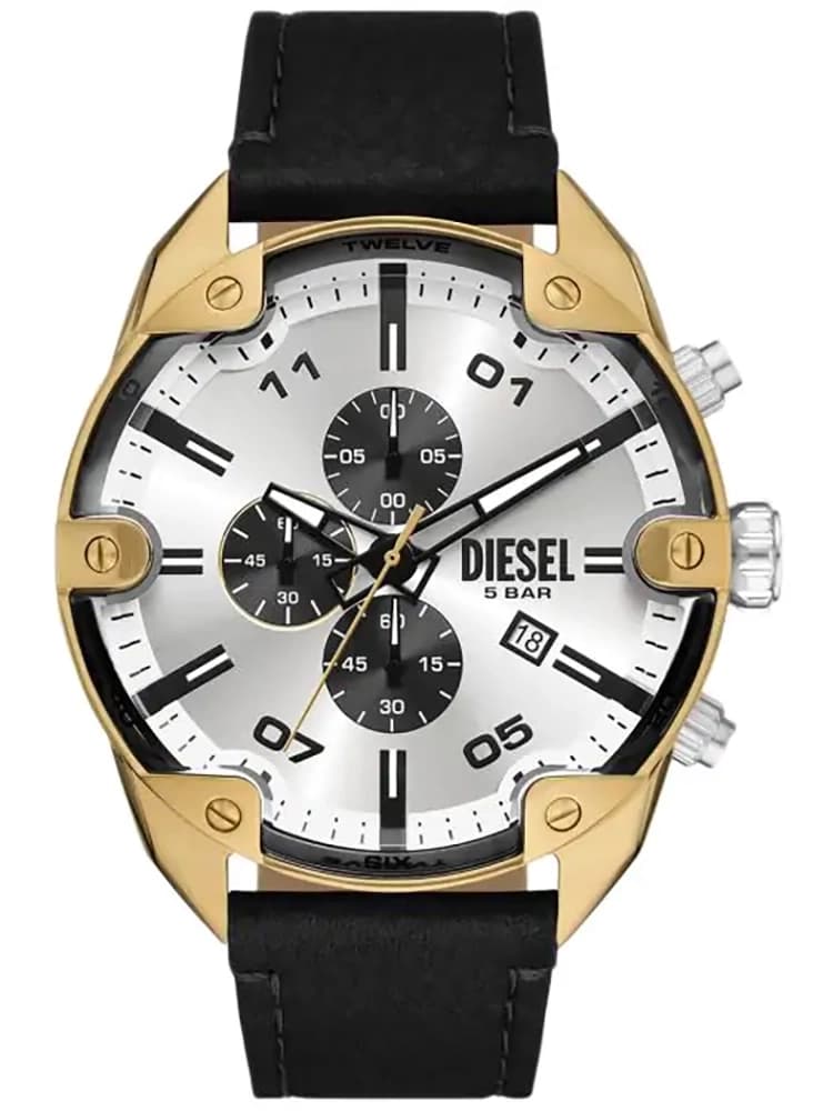 PÁNSKE HODINKY + KRABIČKA DIESEL SPiked Chronograph DZ4671 1