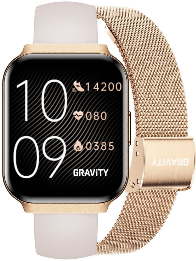 Dámske smart hodinky Gravity GT44-2 s extra remienkom