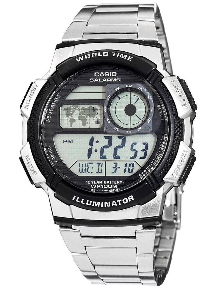 Pánske hodinky CASIO AE-1000WD 1A (zd073h) - WORLD TIME + BOX