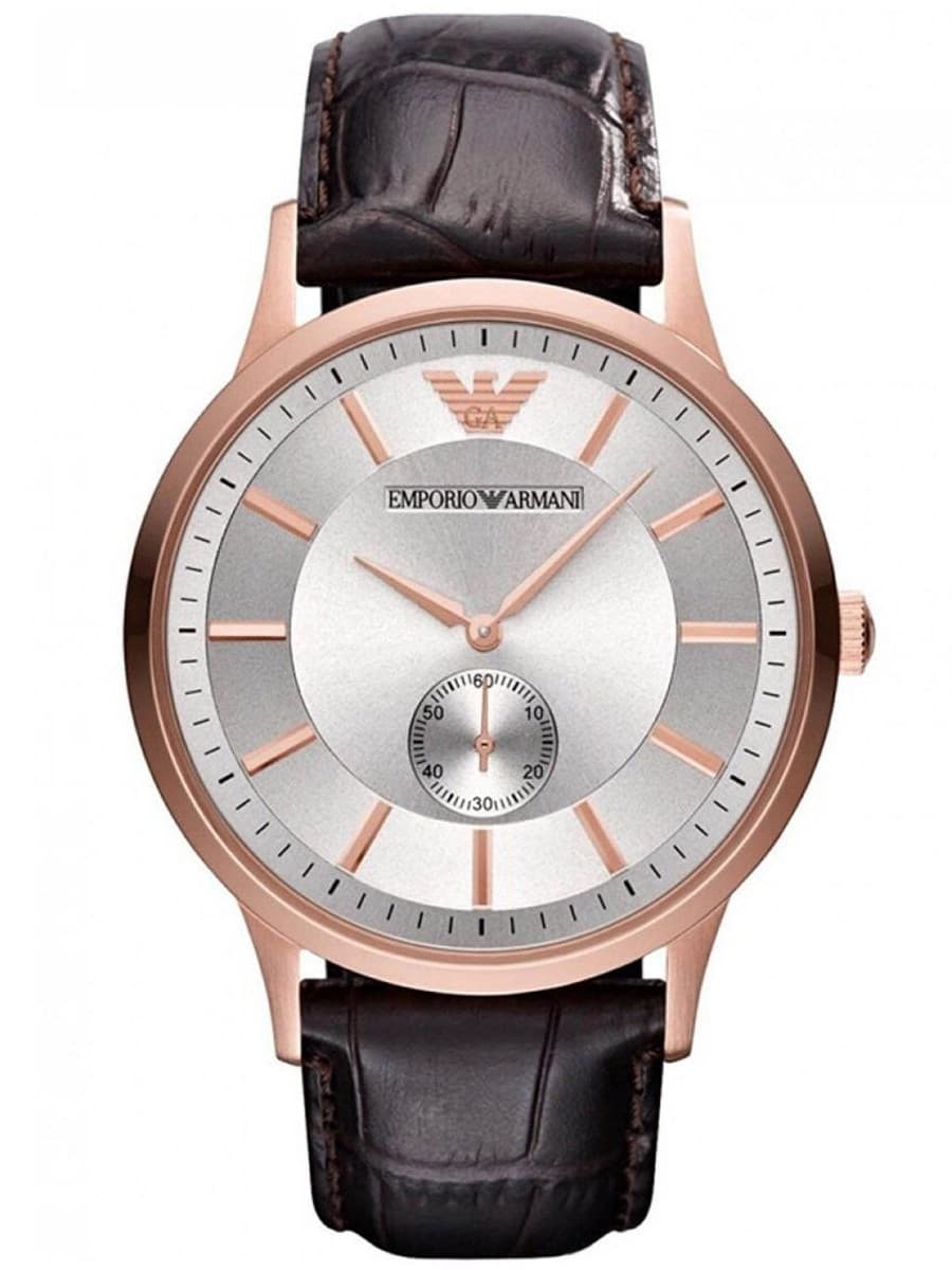 Dámske hodinky Emporio Armani AR9101L s hnedým koženým remienkom