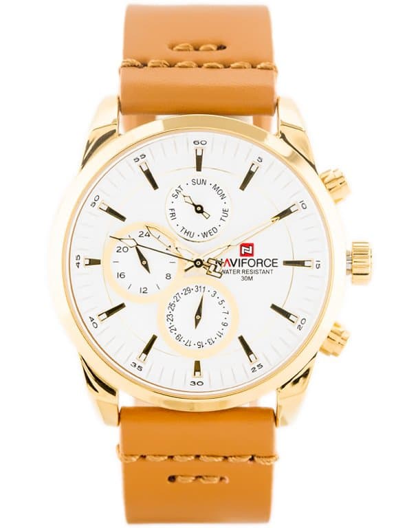 Pánske hodinky NAVIFORCE - NF9148 (zn085b) gold 1