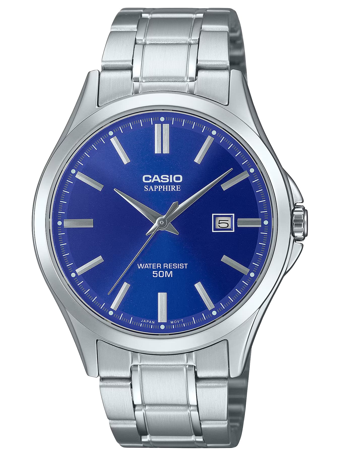 Pánske hodinky Casio MTS-115D-2A1 + krabička (zd292a) zafírové sklíčko