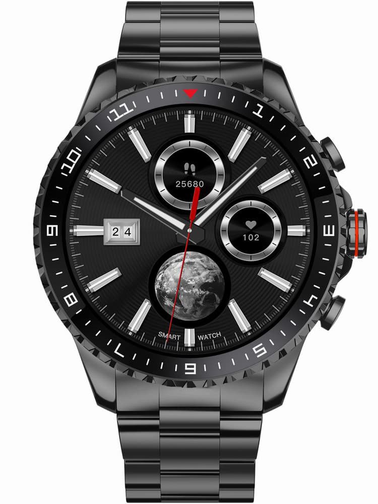 PÁNSKE INTELIGENTNÉ HODINKY GRAVITY GT16-2 - HOVORENIE, MERANIE KRVNÉHO TLAKU (sg034b)