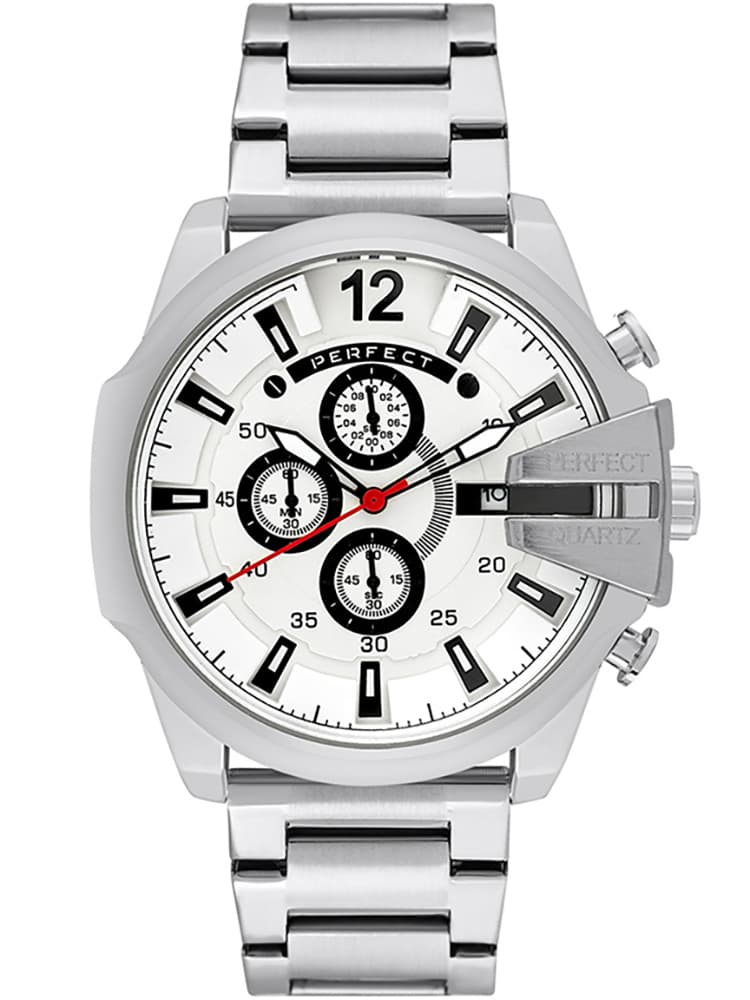 PERFECT pánske hodinky M513CH-01  - CHRONOGRAF (zp387b) + KRABIČKA 1