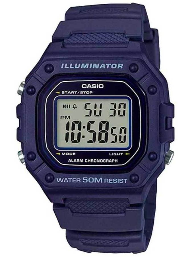 CASIO PÁNSKE HODINKY W-218H-2A + KRABIČKA