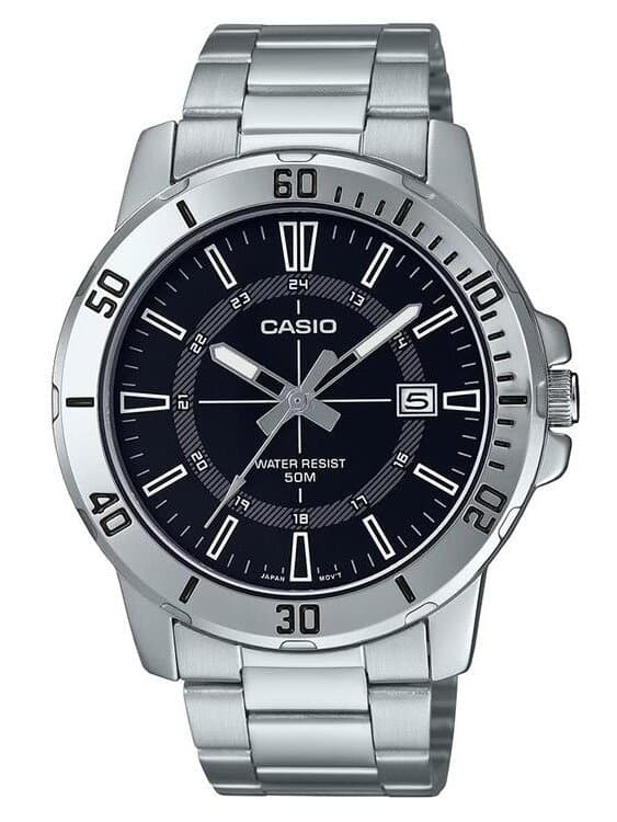 PÁNSKE HODINKY CASIO MTP-VD01D-1CVUDF (zd185b) + KRABIČKA 1