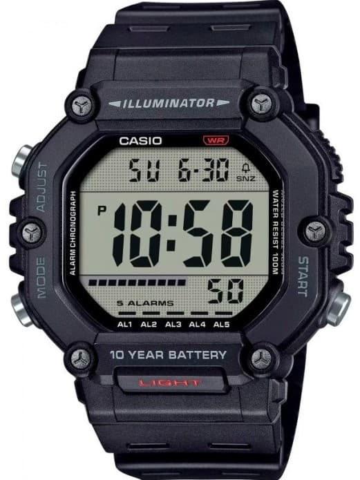 Pánske digitálne hodinky Casio AE-1600H-1AVEF čierne 1