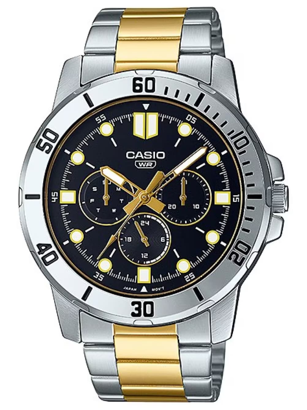 Pánske hodinky Casio MTP-VD300SG-1E – čierno-zlatý elegantný model