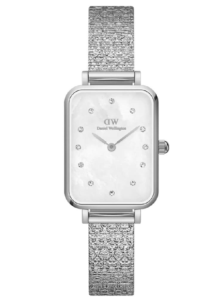 Dámske hodinky Daniel Wellington Quadro Lumine lisovaný klavír 20mm DW00100580 s krabičkou (zw519c)