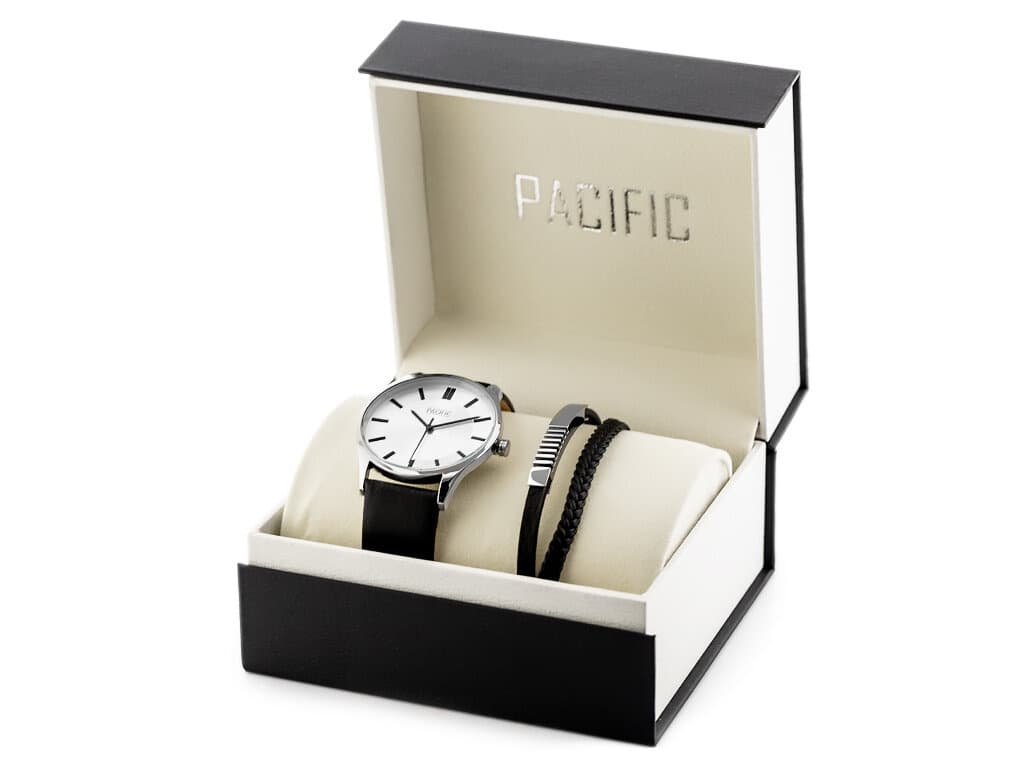 PÁNSKE HODINKY PACIFIC X0091-06 - darčeková sada (zy094a) 1