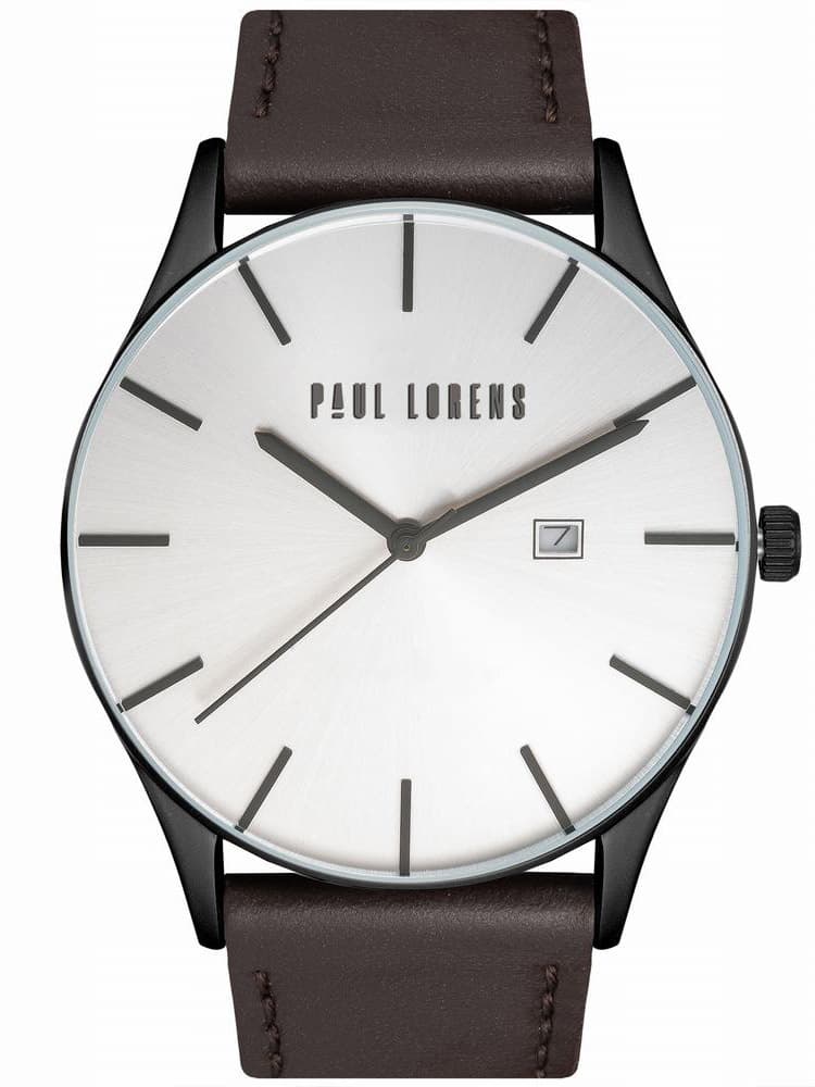 Pánske hodinky Paul Lorens s hnedým remienkom - PL7028A2-3B1  (zg360f) + BOX 1