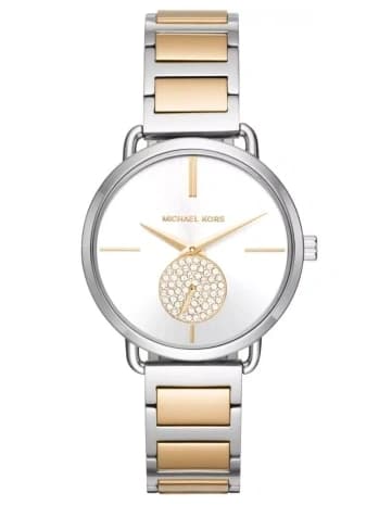 Dámske hodinky Michael Kors MK3679 Portia zlaté so zirkónmi a boxom